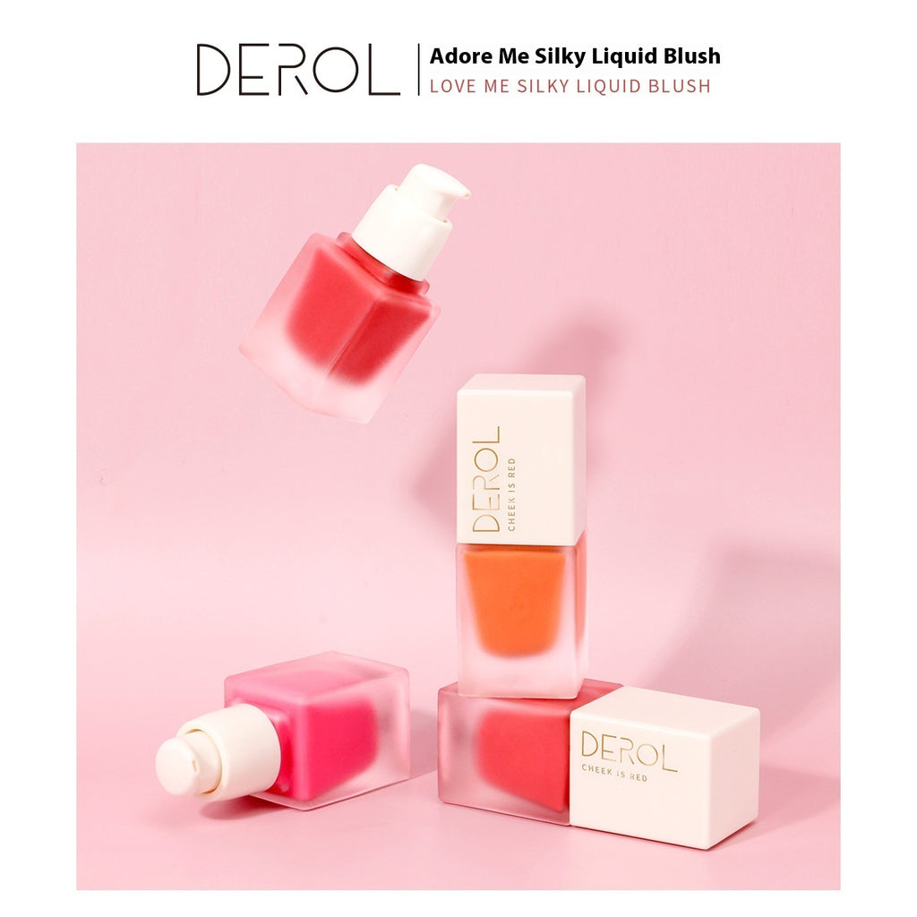 Derol Makeup Moisturizing Nourishing Brightening Look Natural Nude Makeup Blush