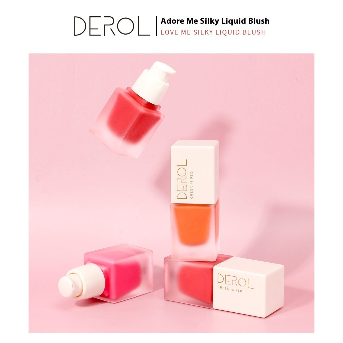 Derol Makeup Moisturizing Nourishing Brightening Look Natural Nude Makeup Blush