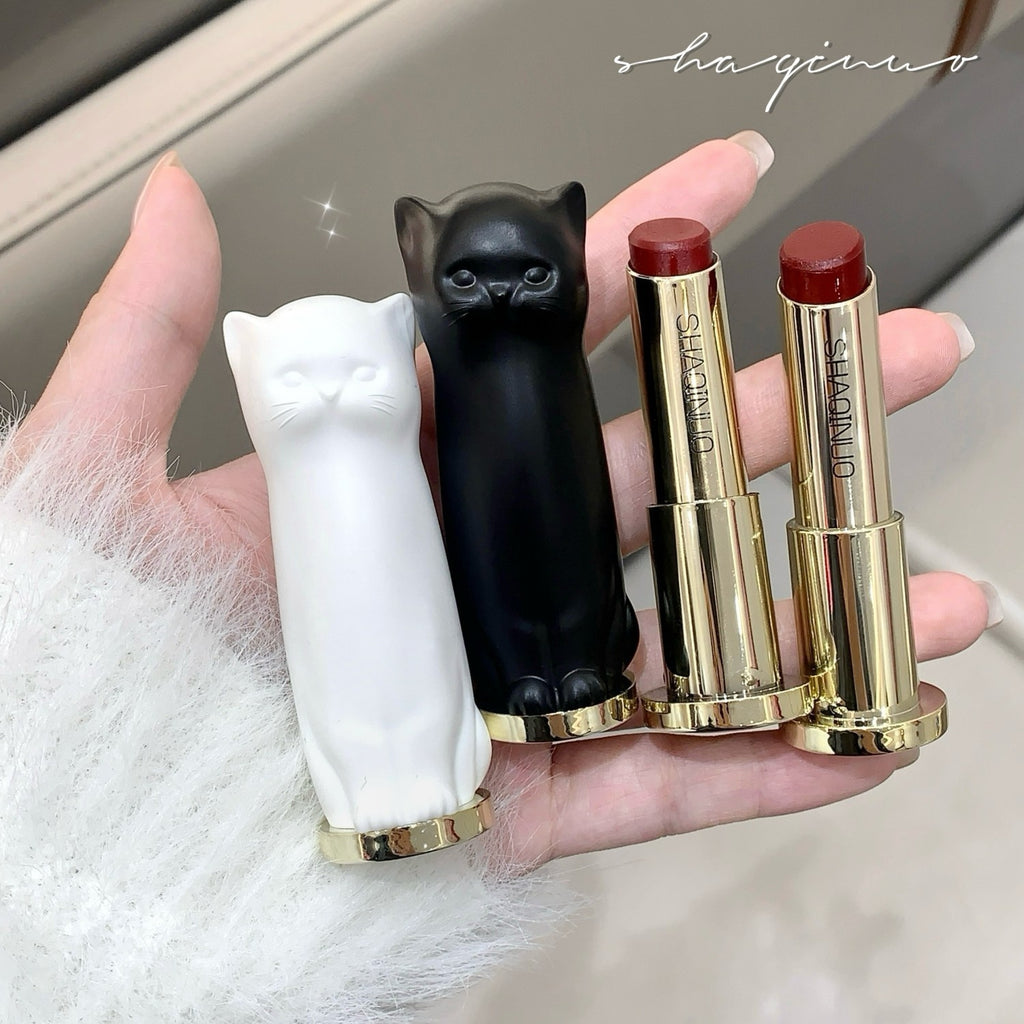 Shaqinuo Meow Meow Moisturizing Colored Lipstick Anti-chapping Fade Lip Lines