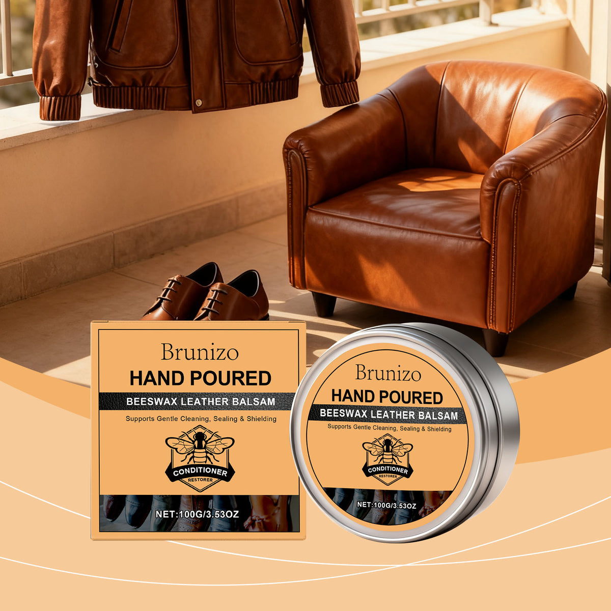 Brunizo Beeswax Leather Care Cream