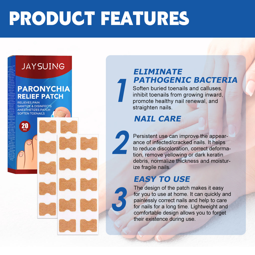 Jaysuing Nail Groove Nursing Adhesive Bandage Nourishing Thickened Gray Nail Soft Nail Correction