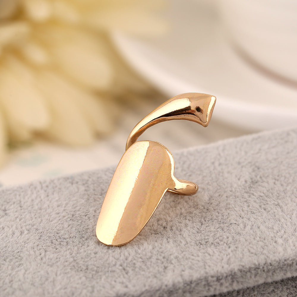 Glossy nail ring