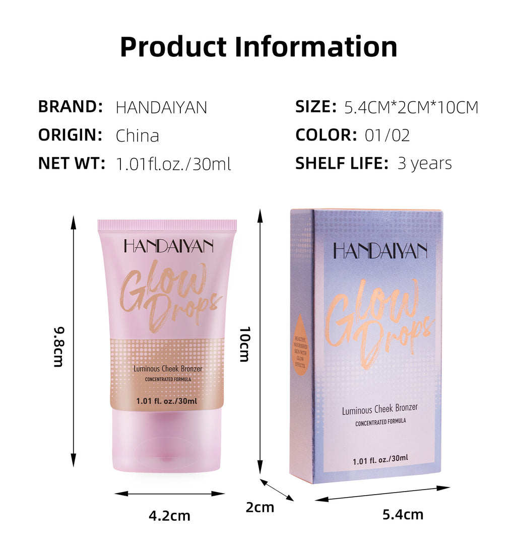 Handaiyan Beauty Black Liquid 30ml Wheat Color Pearlescent