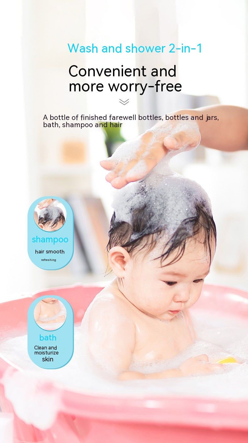 Bioaqua Baby Milk Moisturizing Hair & Body Shampoo Skin Moisturizing