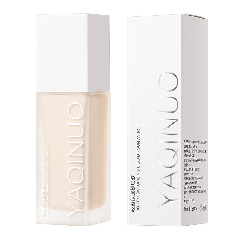 Yaqinuo Moisturizing Liquid Foundation Concealer Long Lasting Smear-proof Makeup