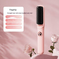 FlagShip Wireless Straight Comb Anion Does Not Hurt Hair Portable Hair Curler And Straightener Dual-use
