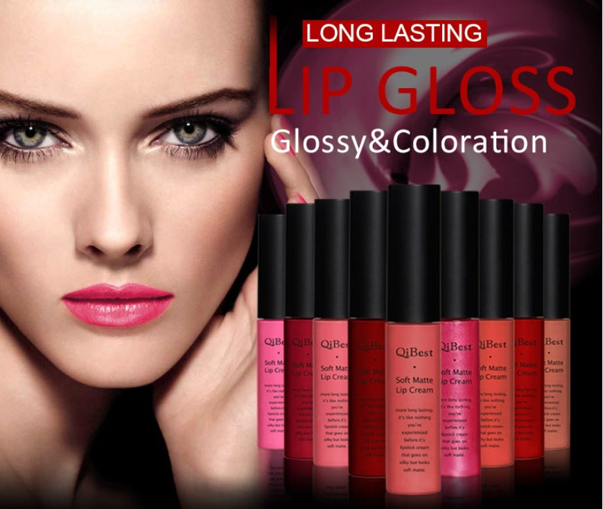 Qibest No fading lip gloss