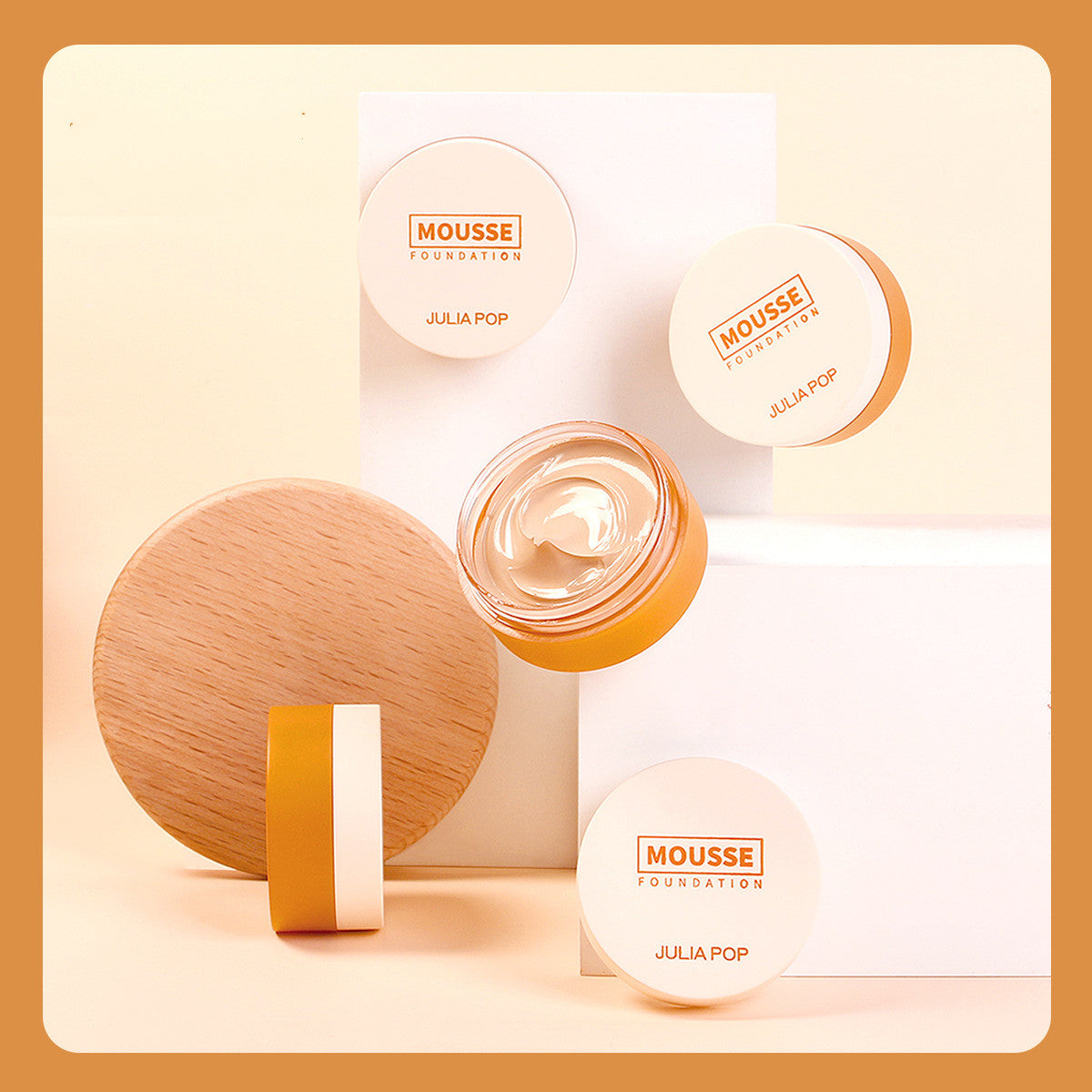JuliaPop Wheat Liquid Foundation Concealer Lasting Makeup
