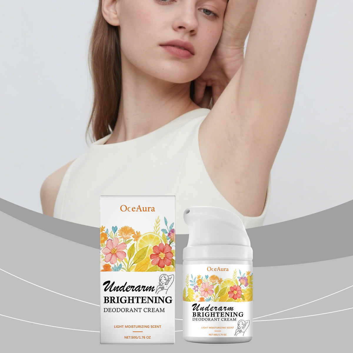 OceAura Underarm Brightening And Deodorant Cream