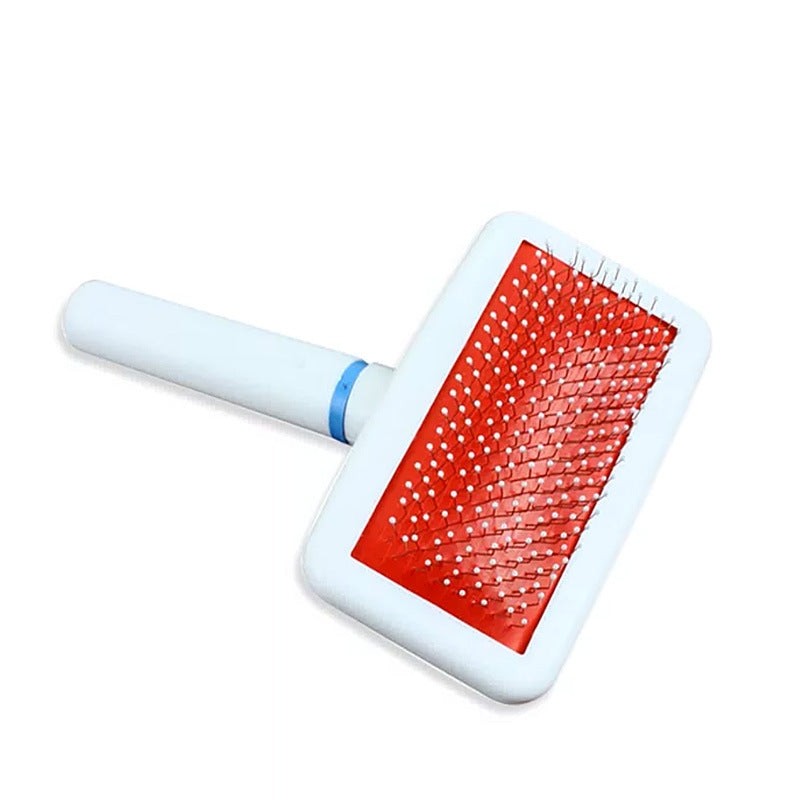 Dog comb stainless steel cleaning needle comb