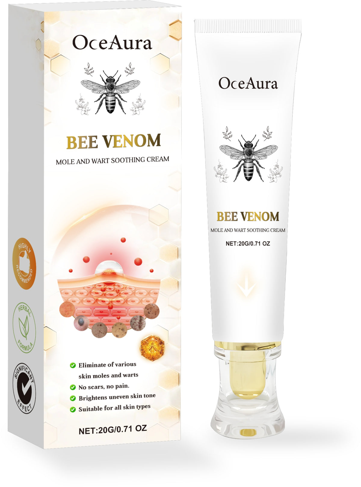 OceAura Nourishing Cream With Gentle Herbal Plants