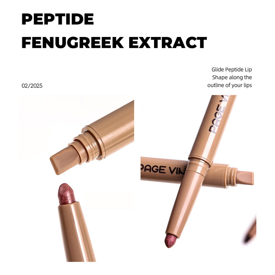 PageVine Matte Double-headed Silky Polypeptide Lip Liner
