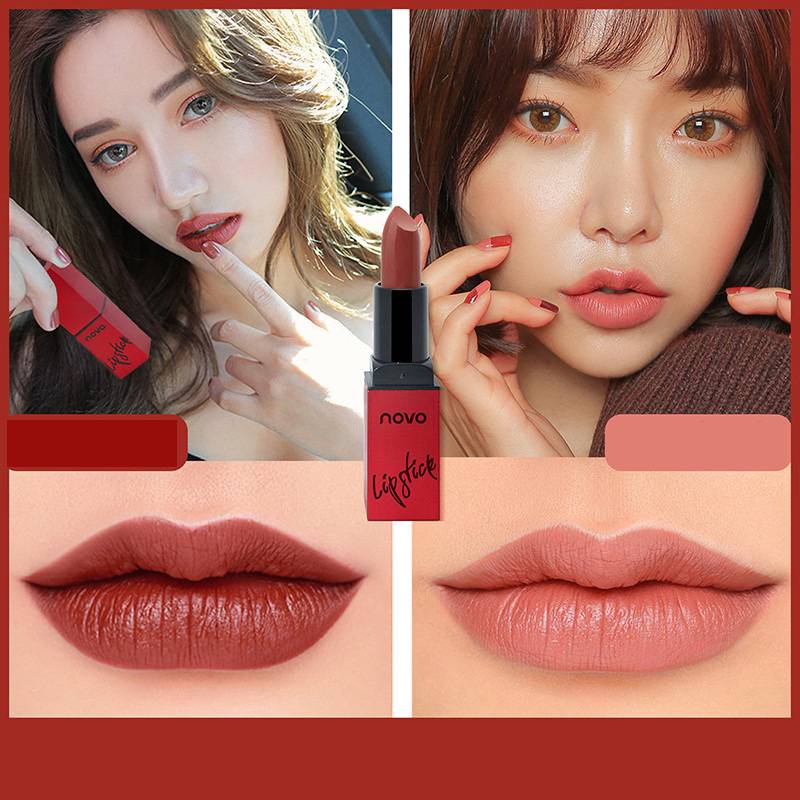 Novo Makeup Red Tube Matte Velvet Lipstick