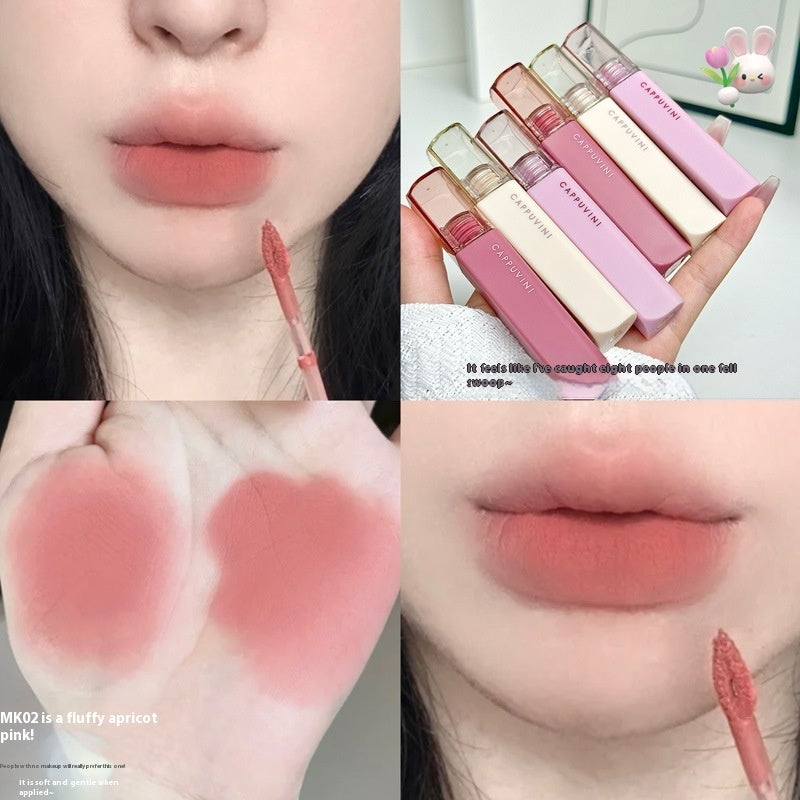Cappuvini Makeup White Lipstick Lip Glaze