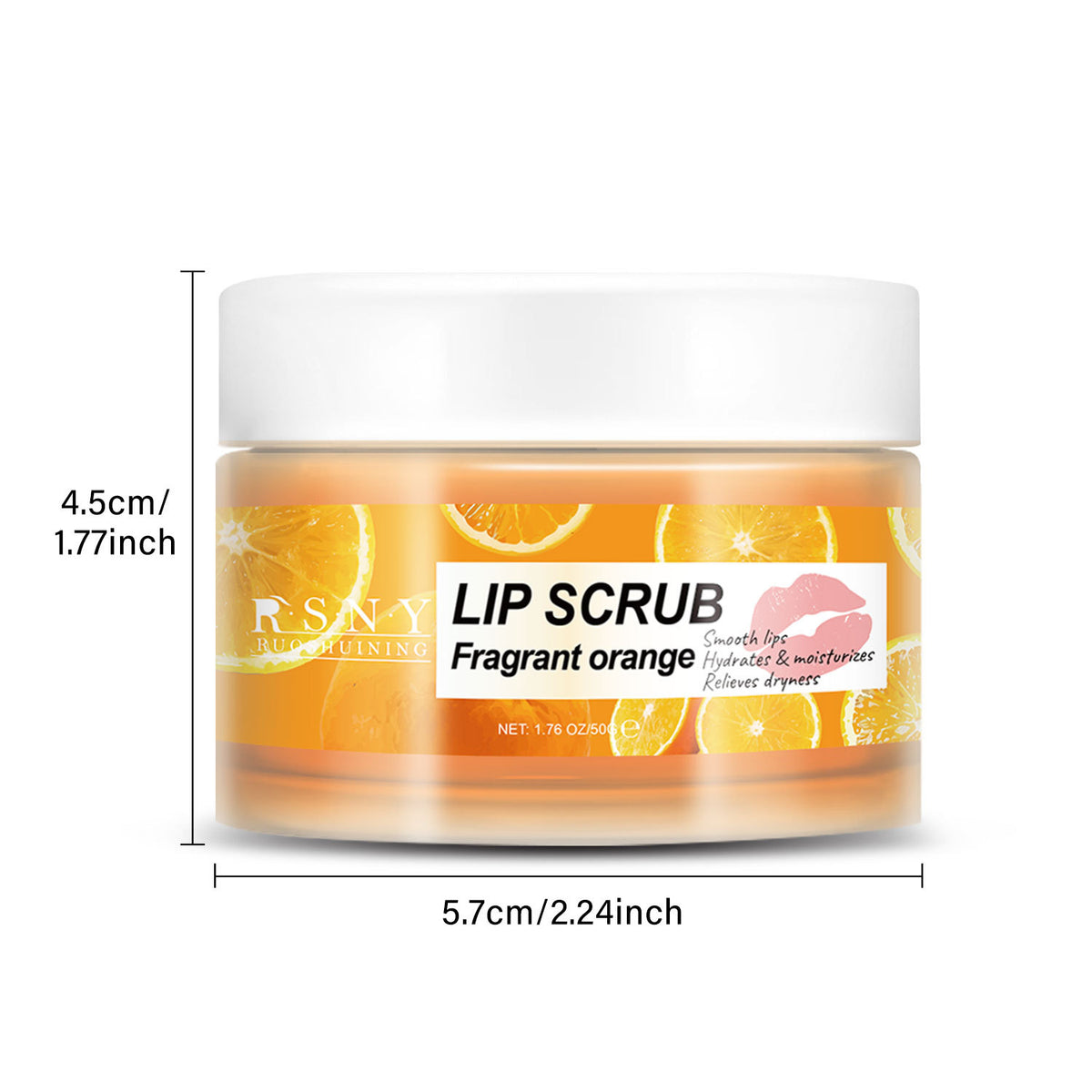 R.S.N.Y Ruoshuining 50g Fragrant Citrus Lip Scrub Cream