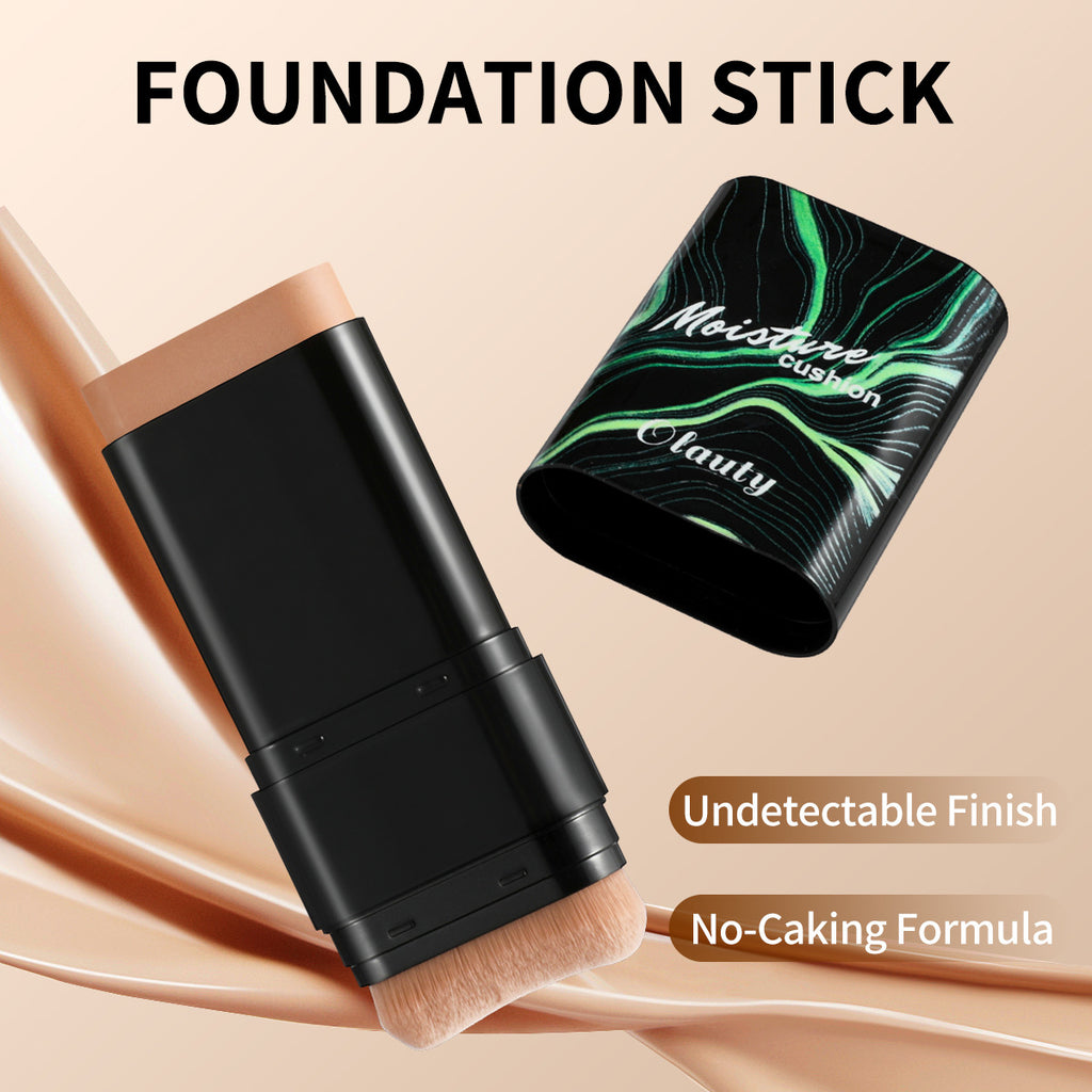 Olauty Concealer Waterproof Double-ended Makeup Brush 2-in-1 Stick Foundation