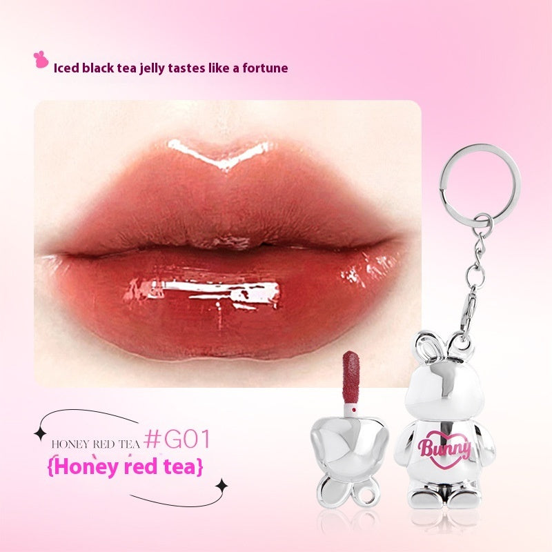 Mansly Mirror Lip Lacquer Moisturizing White No Stain On Cup
