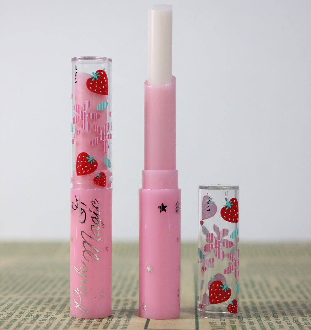 Pink Magic Mistine Strawberry color lipstick