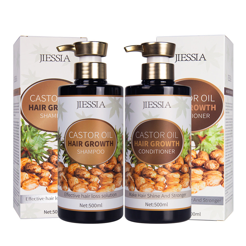 Jiessia Improved Hair Care Plant Nourishing Oil Control Castor Oil Shampoo