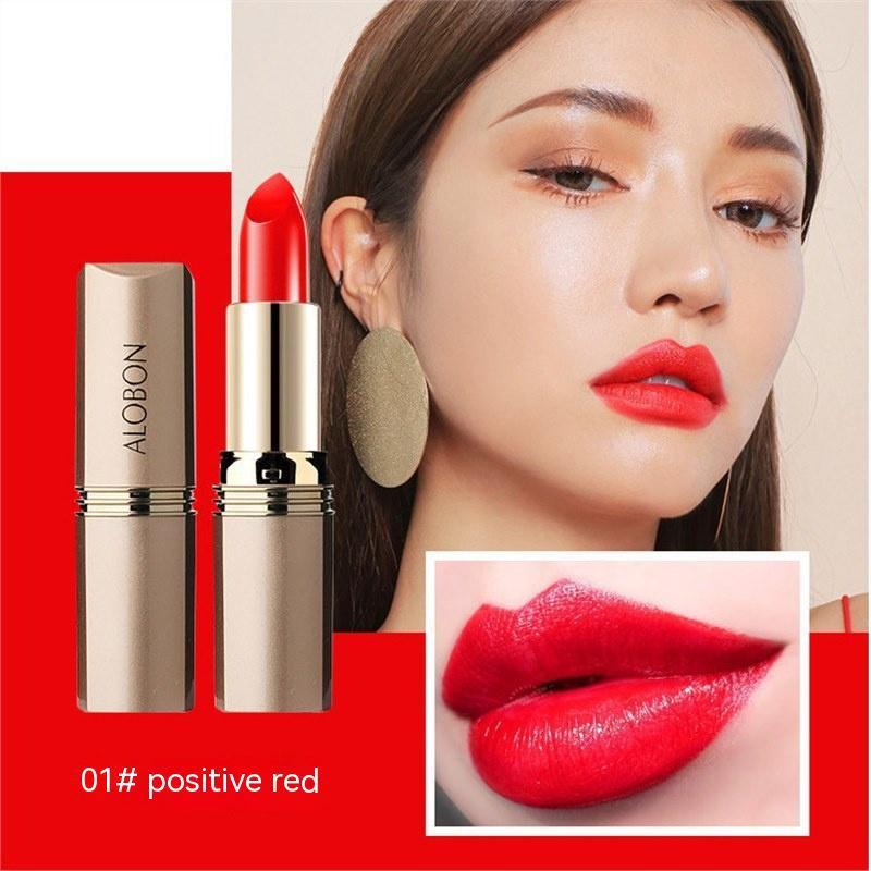 Alobon Positive No Stain On Cup Death Anti-cracking Lipstick