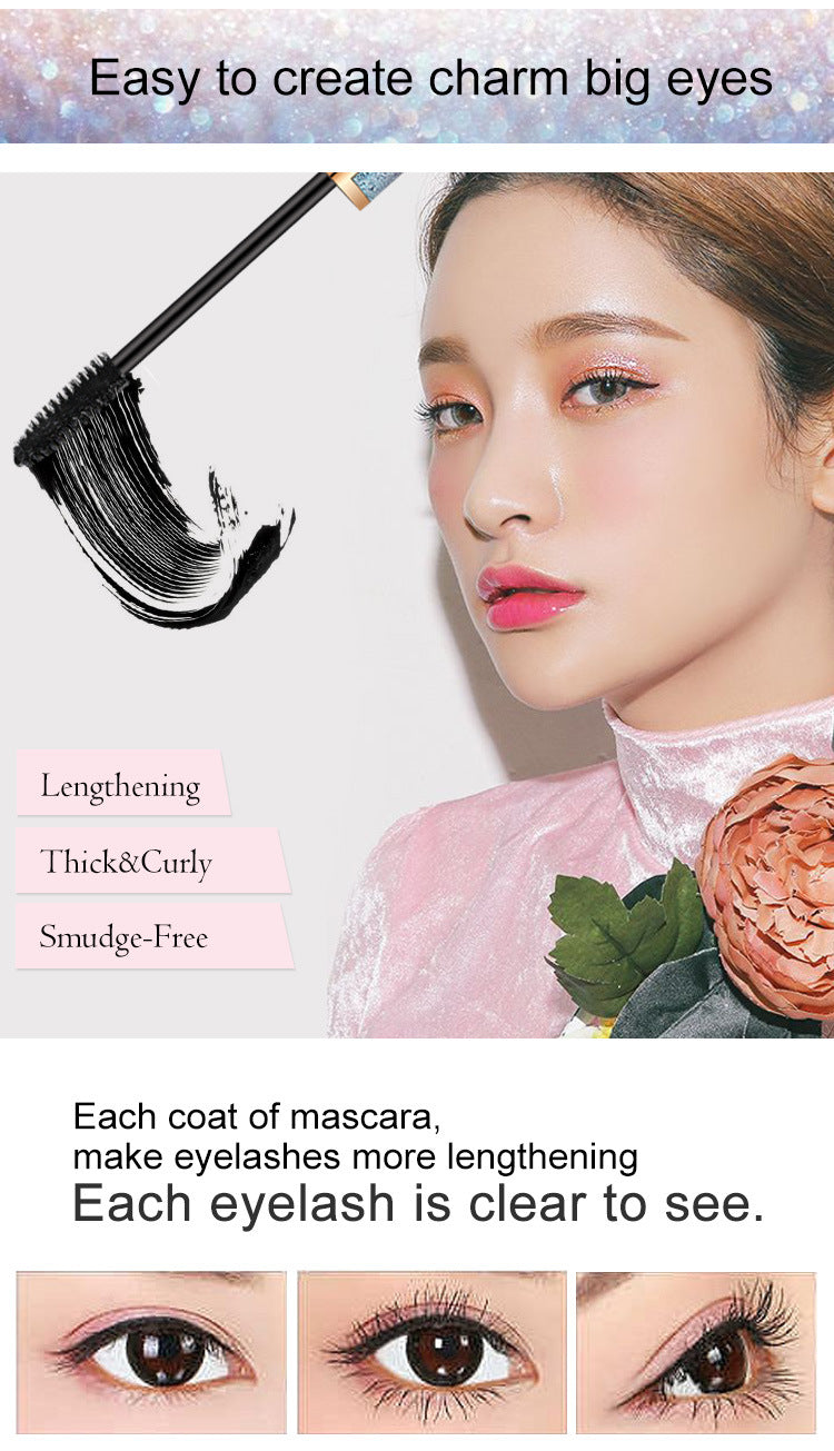 QIC Mascara 4D Dense Curl Without Staining Black