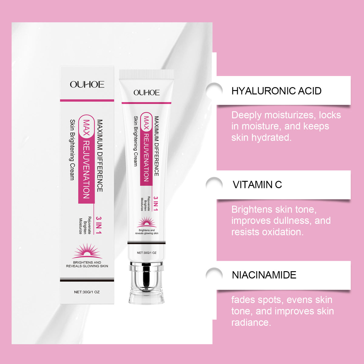 Ouhoe Brightening Fading Wrinkle Moisturizing Cream