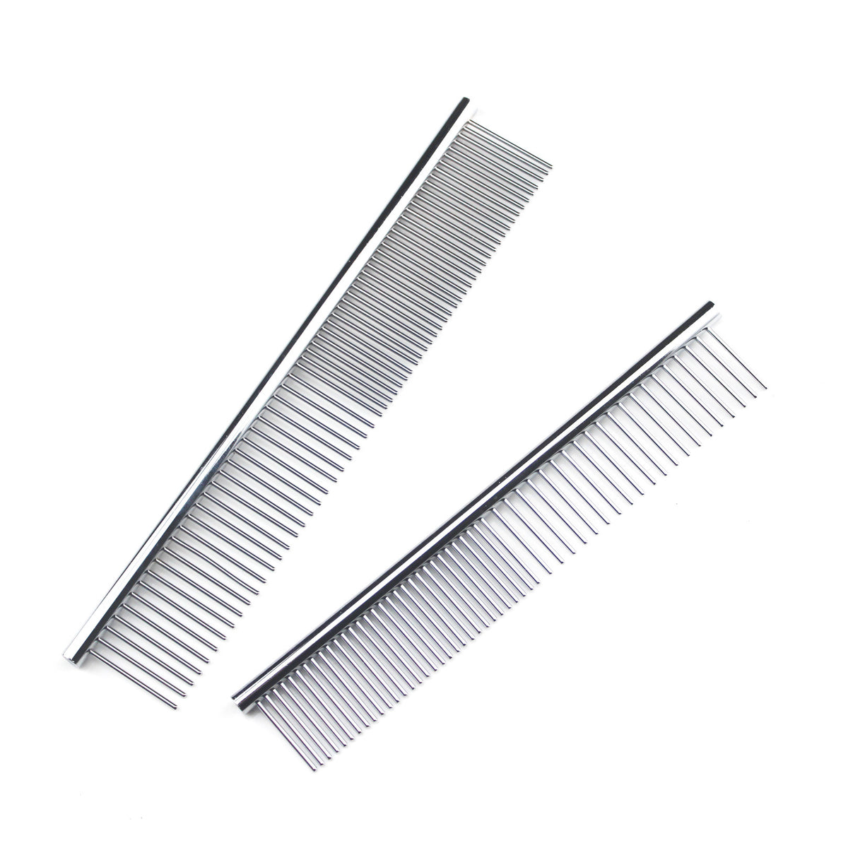 Stainless Steel Medium Trumpet Pet Comb Pet Comb