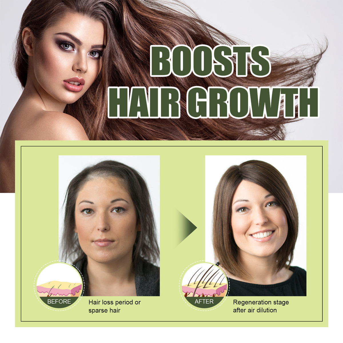 South Moon Hair Care Anti-fall Nourishing Hair Tail Dry And Manic Hair Soft And Moisturizing Dense Hair Oil