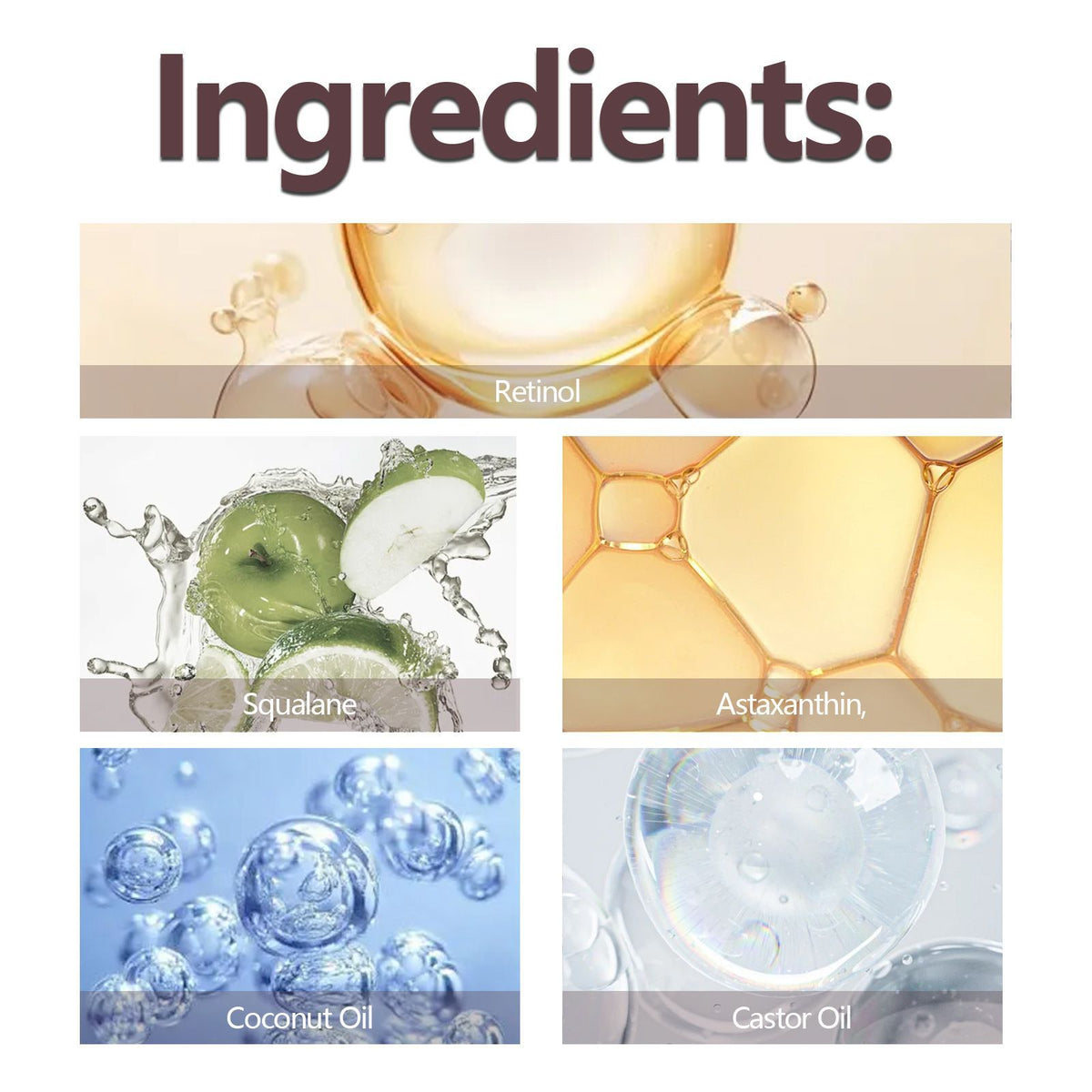 Hoygi Retinol Eye Cream Moisturizing Application