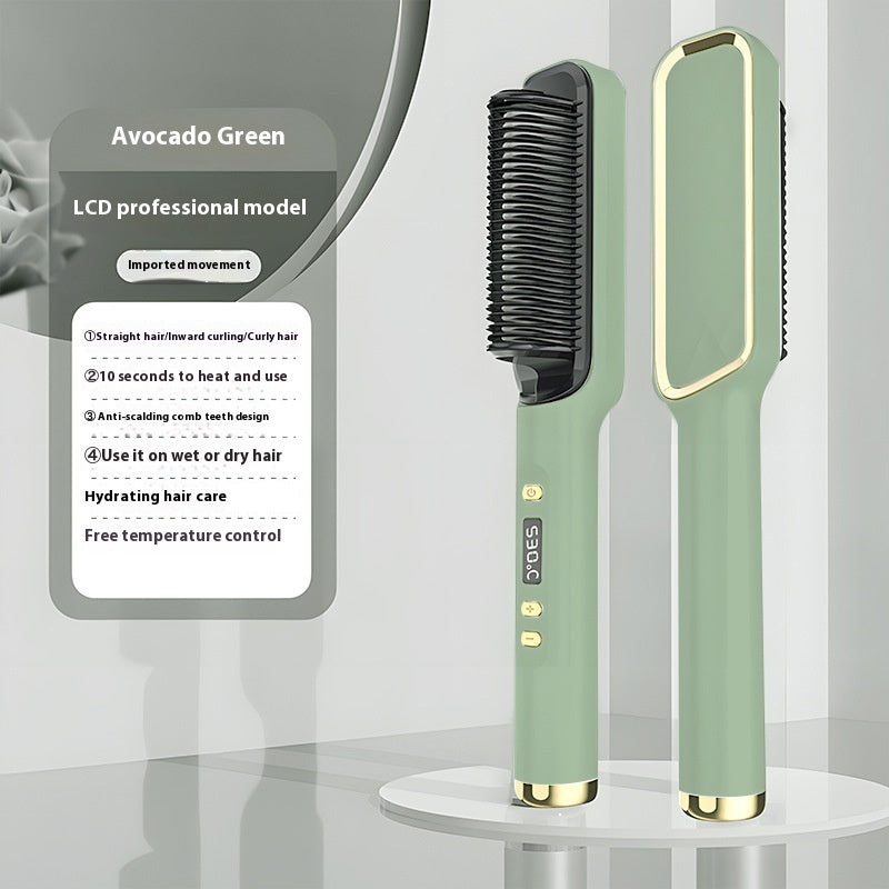 Korean C-Roll Negative Ion Straight Comb Does Not Hurt Hair Straightener
