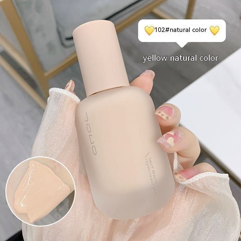 Joco Light Yarn Skin Beauty Liquid Foundation Lightweight Moisturizing Long-lasting Concealer Waterproof And Sweat-proof