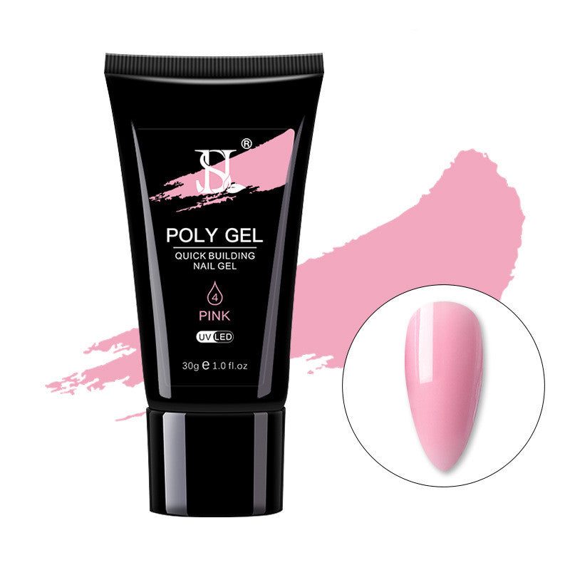HS Poly Gel Crystal nail polish
