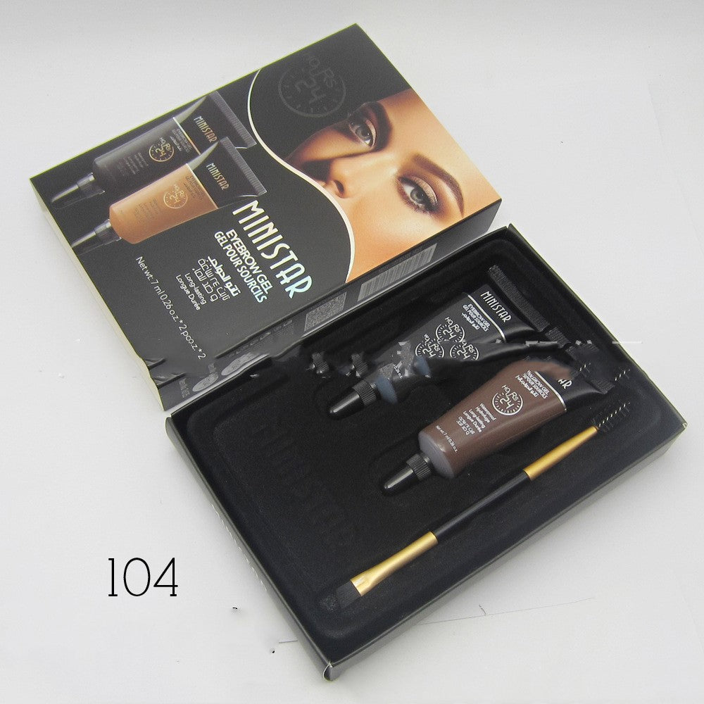 Ministar Two-color liquid eyebrow cream set
