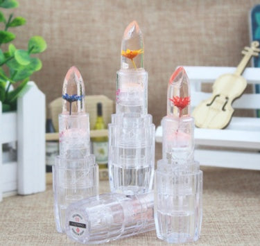 Chanleevi make-up flowerslipstick lip moisturizing lip balm jelly flower color lipstick