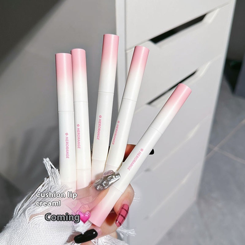 HeroRange Air Lip Lacquer Matte Air Cushion Lip Balm White