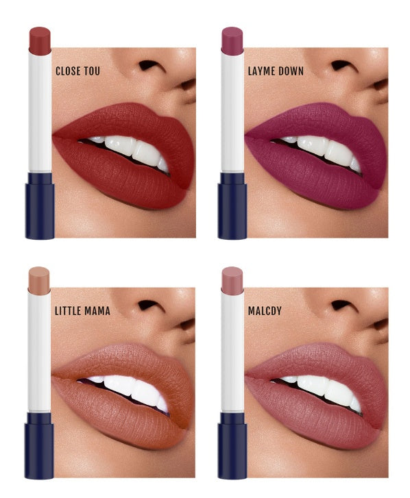 Qibest Long lasting cigarette tube lipstick set