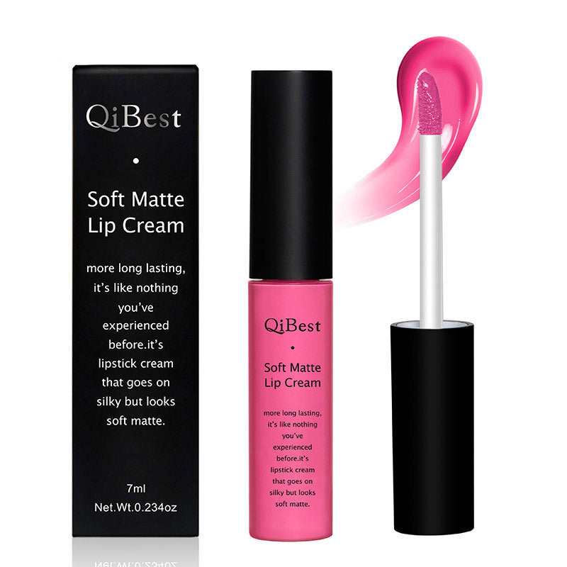 Qibest No fading lip gloss