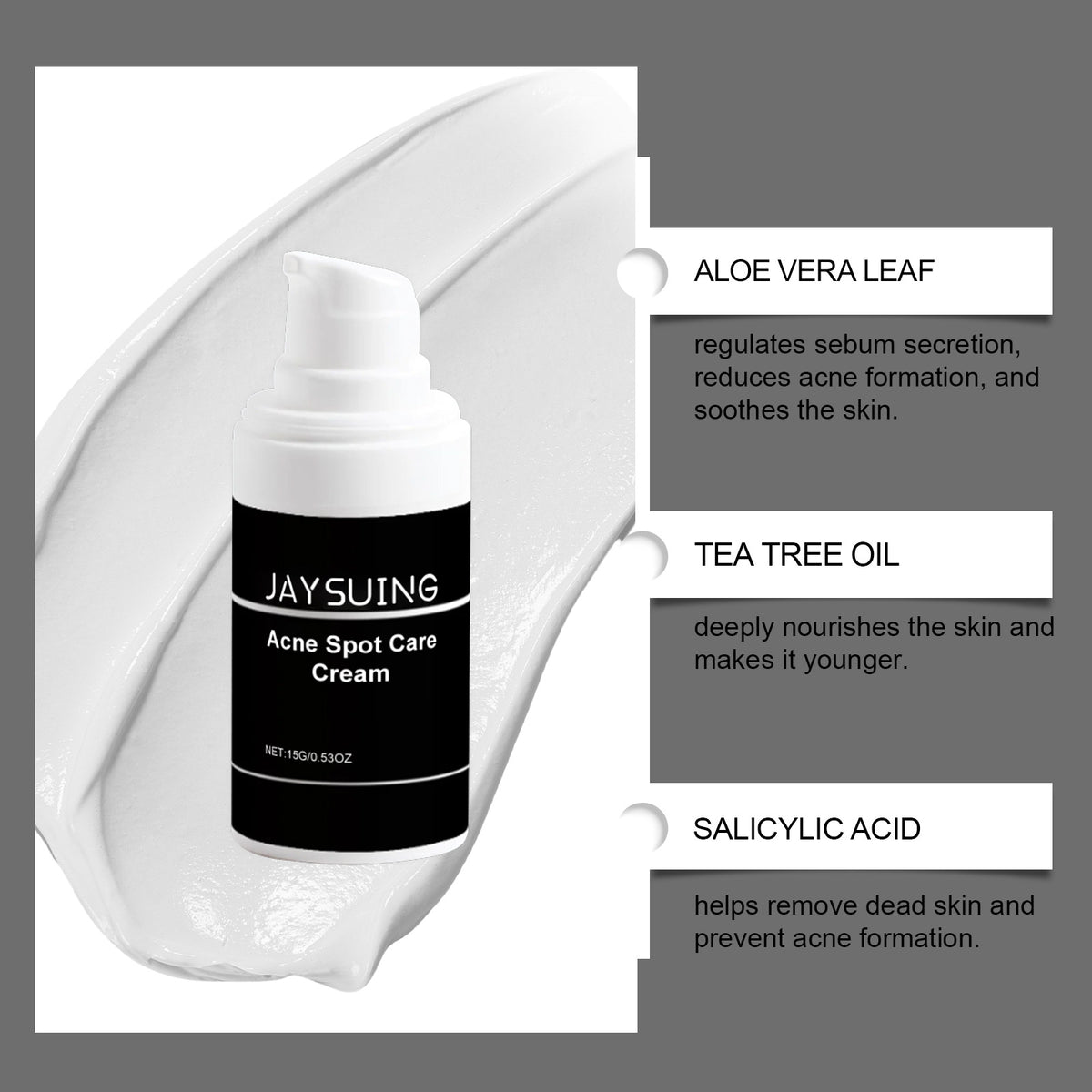 Jaysuing Blemish Cream Mild Ingredients Hydrating