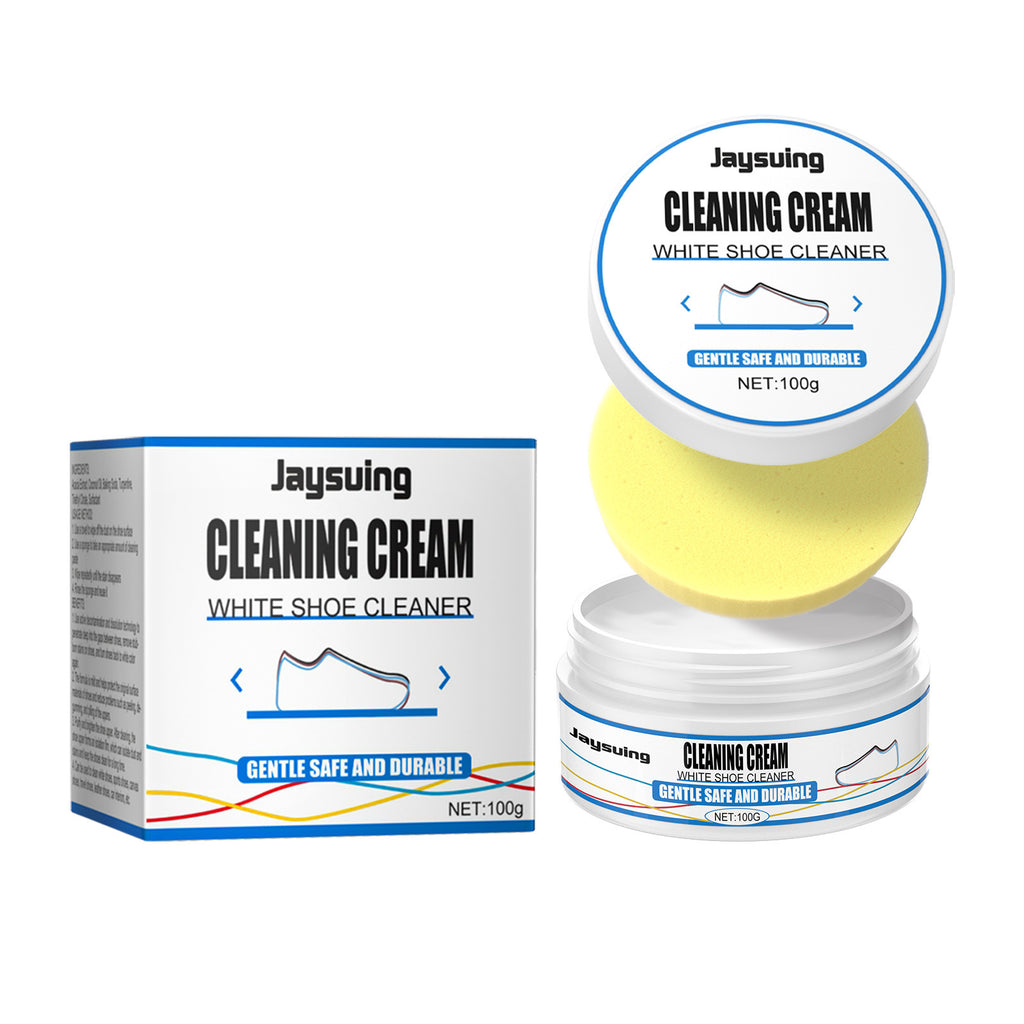 Jaysuing White Shoes Cleansing Cream Decontamination