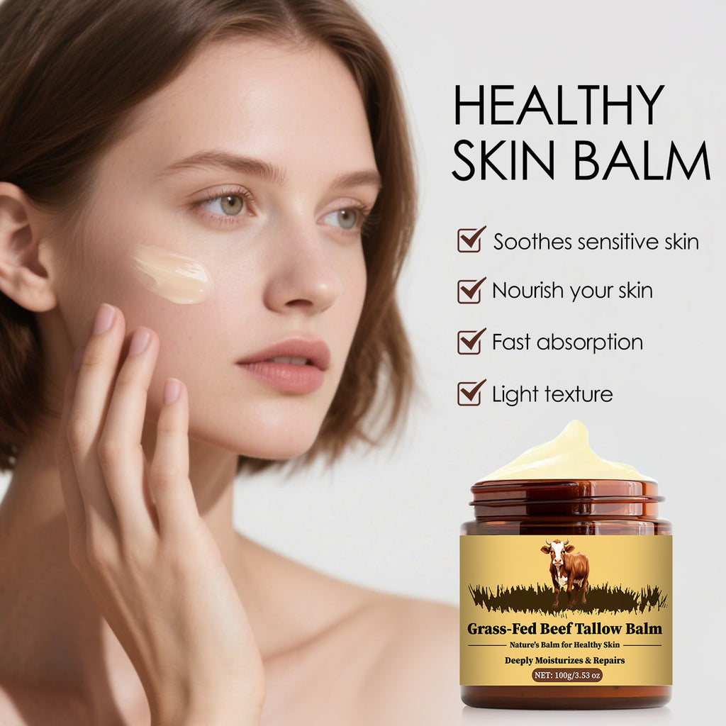 Grass-Fed Beef Tallow Moisturizing Cream Replenishment Skin