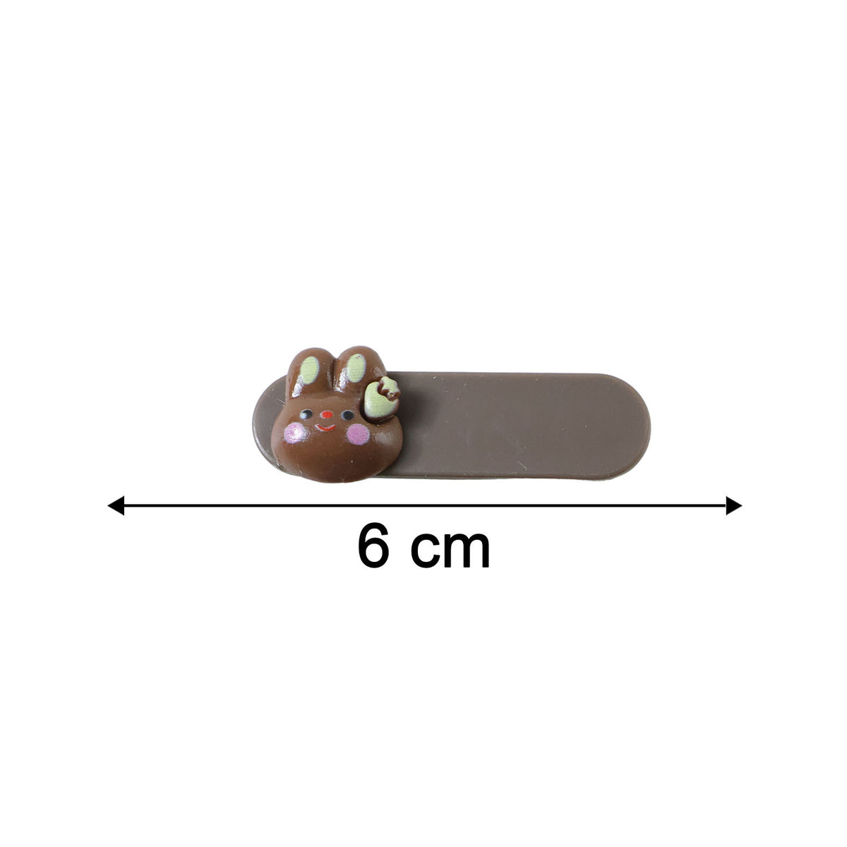 Cute Bunny Face Decorative Hair Clips Set (4 Pc)