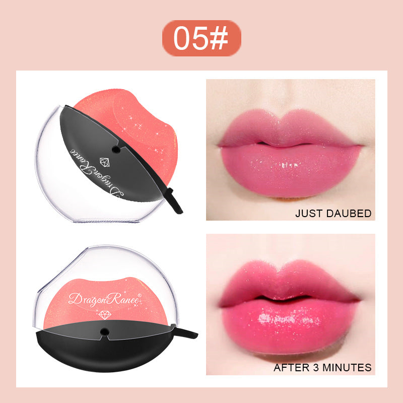 Dragon Ranee Lazy Lips Pearlescent Glitter Lipstick Is Not Easy To Fade, Warm And Moisturizing Lipstick