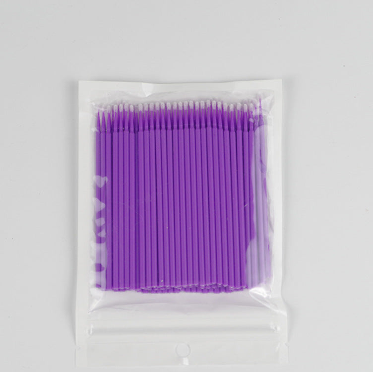 200 - 500 Pcs Disposable Micro Applicator Brushes For Eyelash Extensions, Mascara & Makeup, Compatible With Personal Care Multicolors