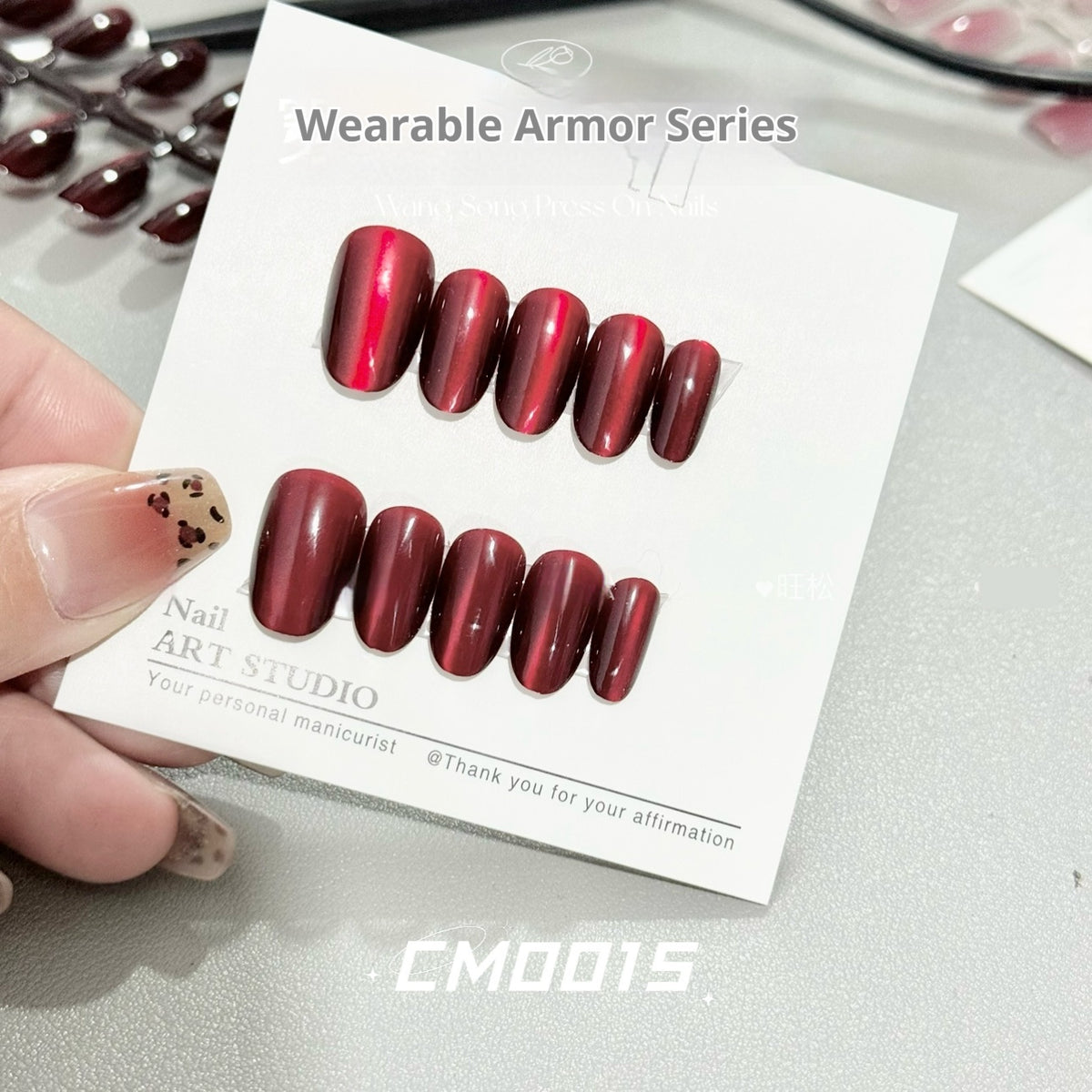 Red Wine Glass Ins Autumn And Winter New Year Wear Armor