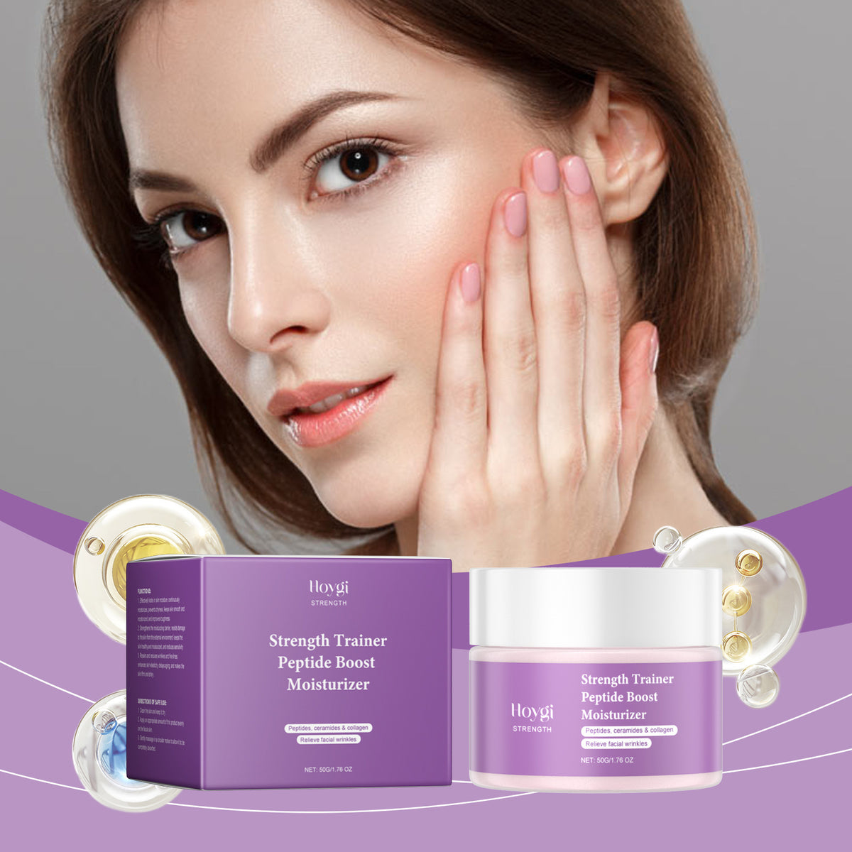 Hoygi Facial Moisturizing Cream Improves Skin Fading Wrinkle
