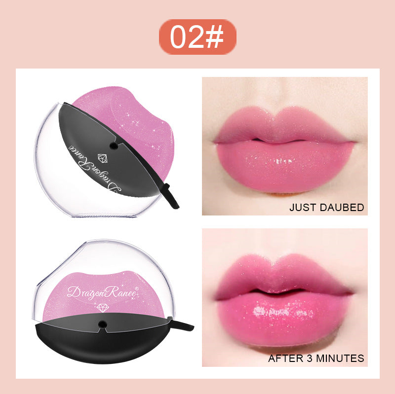 Dragon Ranee Lazy Lips Pearlescent Glitter Lipstick Is Not Easy To Fade, Warm And Moisturizing Lipstick