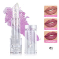 Shcoety 3-color Temperature-changing Lipstick Sequins Anti-chapping Long-lasting Moisturizing