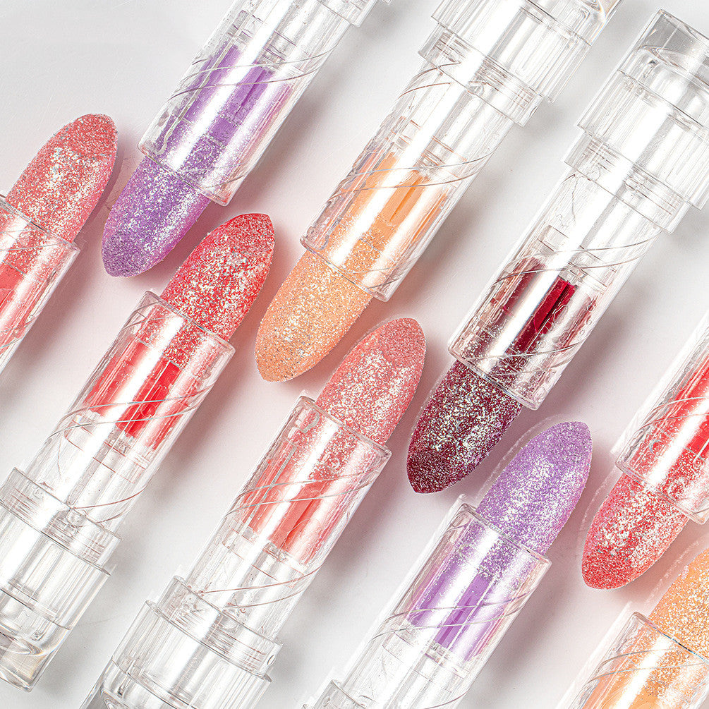 Qibest Micro-shimmer Warm Moisturizing Lipstick Waterproof And Not Easy To Fade
