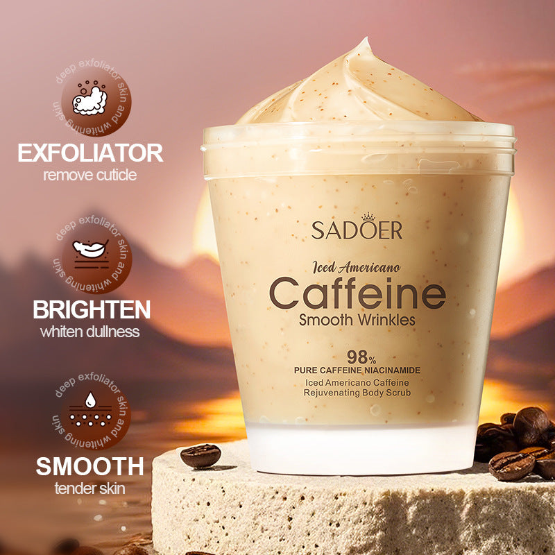 Sadoer Ice American Caffeine Rejuvenation Body Scrub Cream