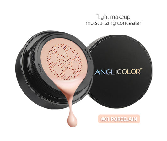 AngliColor Liquid Foundation Air Cushion Mushroom-shaped Haircut Makeup Primer Sweat-proof